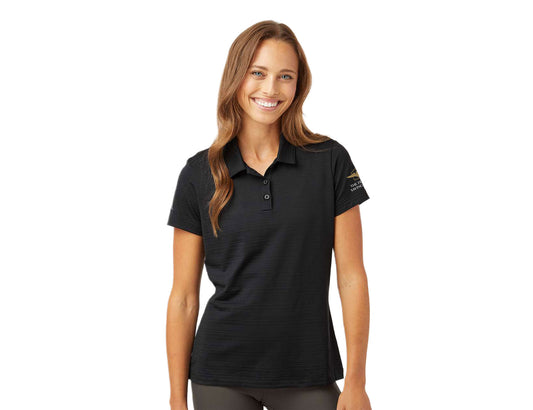 Adidas Women's Textured Stripe Polo