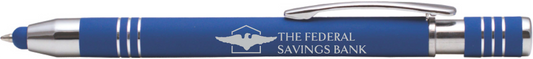 Marin Softy w/ Stylus - Laser Engraved - Metal Pen