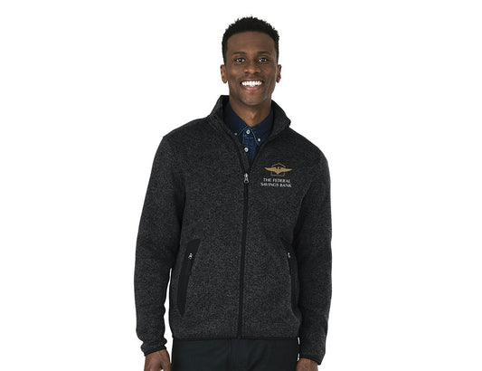 Men's Heathered Fleece Jacket