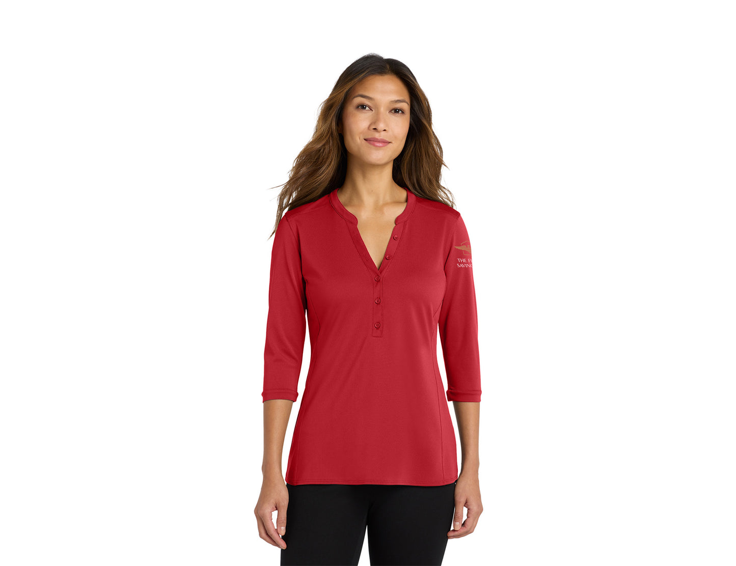 Port Authority Women's UV Choice Pique Henley