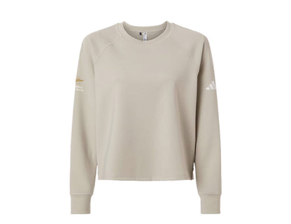 Adidas Women's Beyond Side-Snap Crewneck Sweatshirt
