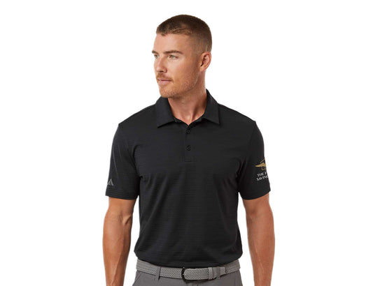 Adidas Men's Textured Stripe Polo