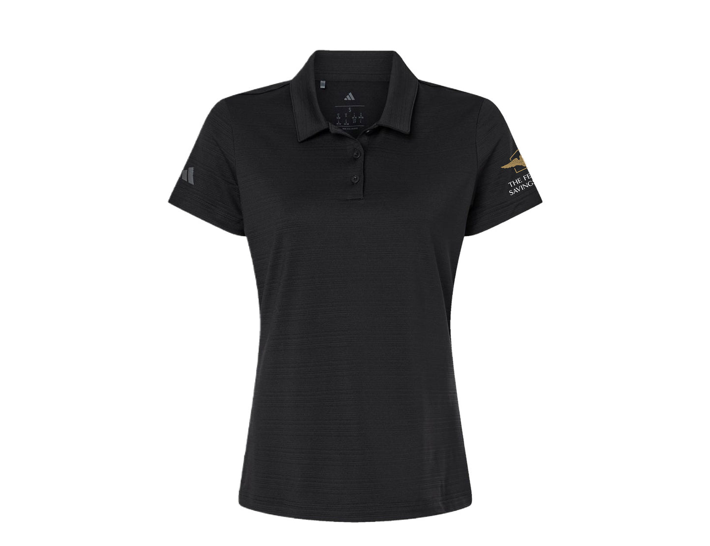 Adidas Women's Textured Stripe Polo