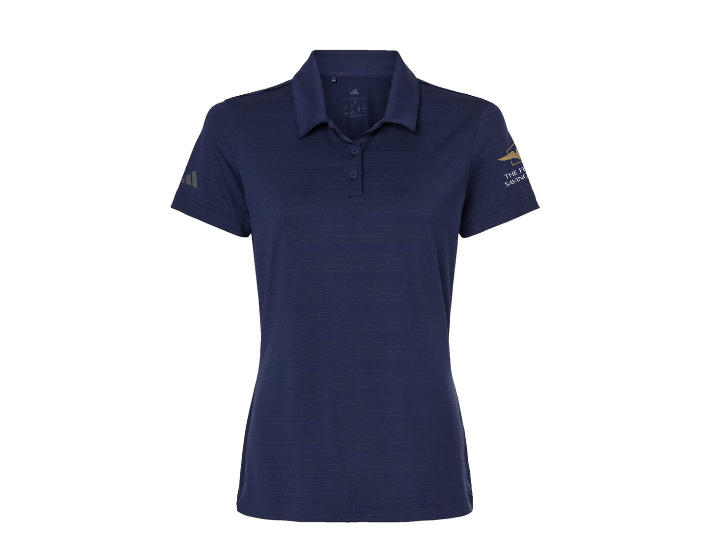 Adidas Women's Textured Stripe Polo