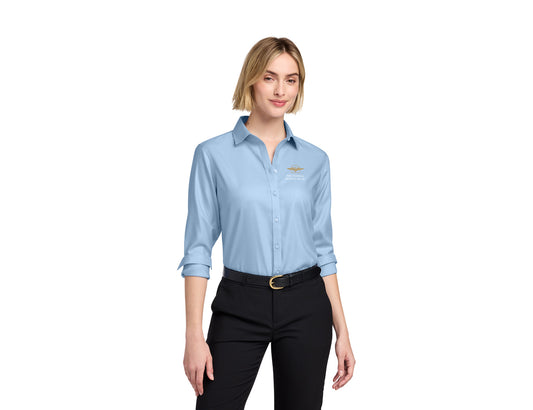 Brooks Brothers Women's Wrinkle-Free Stretch Nailhead Shirt