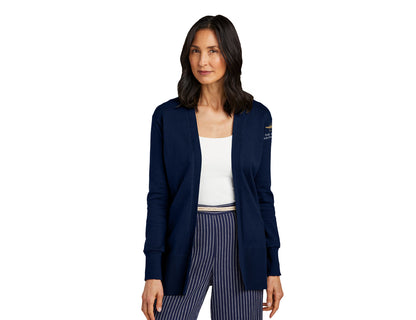 Brooks Brothers Women's Cotton Stretch Long Cardigan Sweater