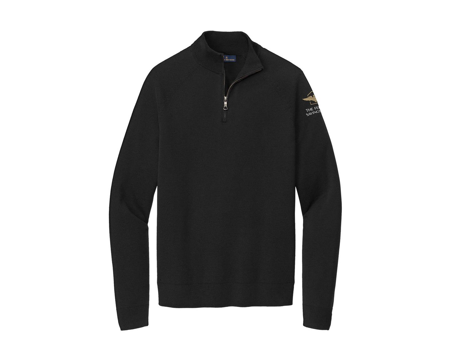 Brooks Brothers Cotton Stretch 1/4-Zip Sweater