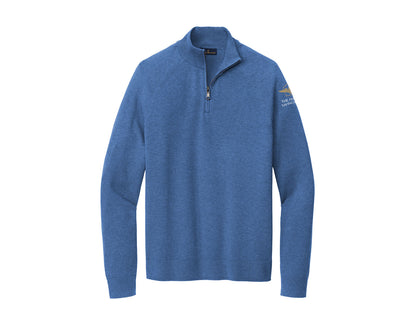 Brooks Brothers Cotton Stretch 1/4-Zip Sweater