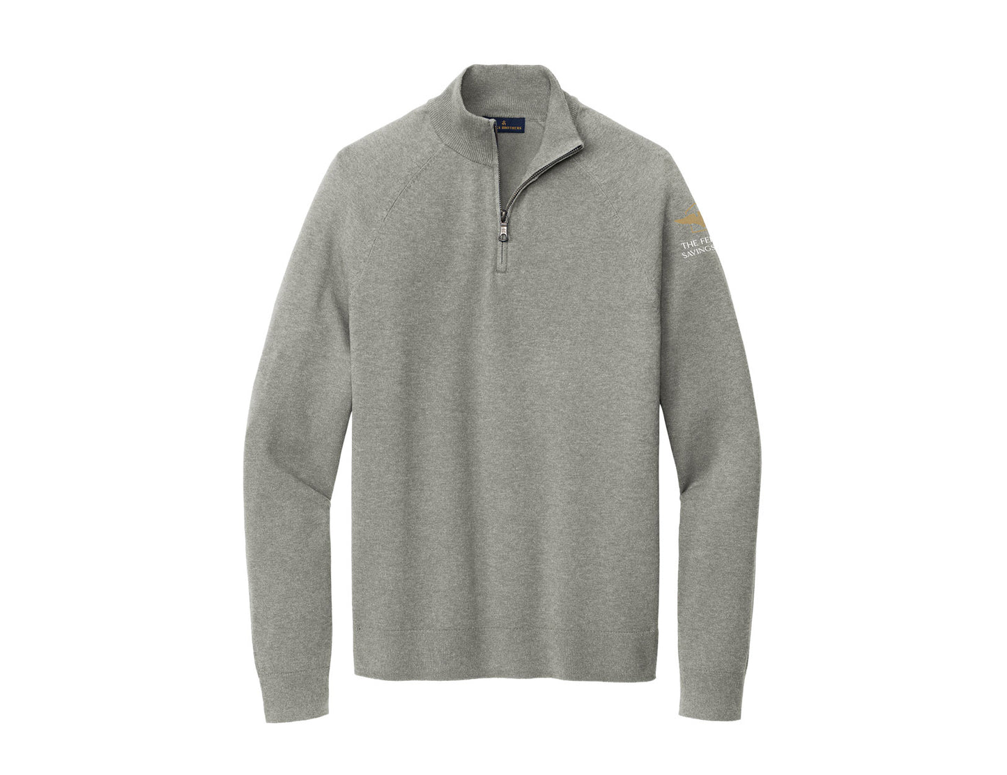 Brooks Brothers Cotton Stretch 1/4-Zip Sweater