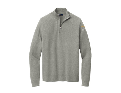 Brooks Brothers Cotton Stretch 1/4-Zip Sweater