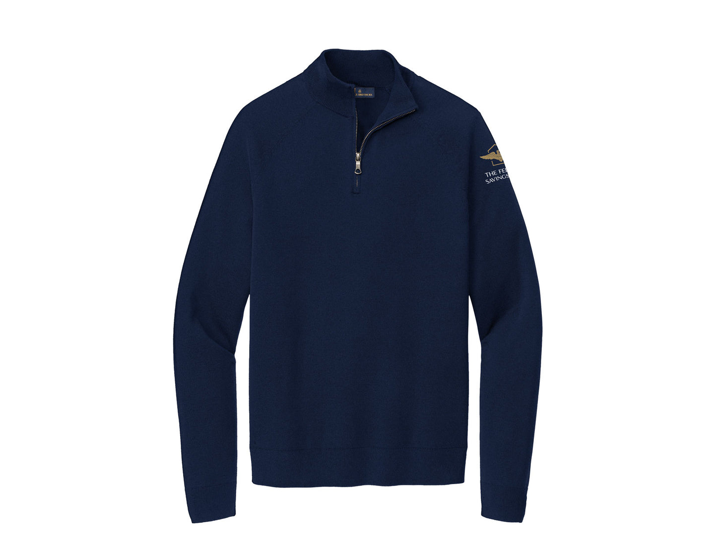 Brooks Brothers Cotton Stretch 1/4-Zip Sweater