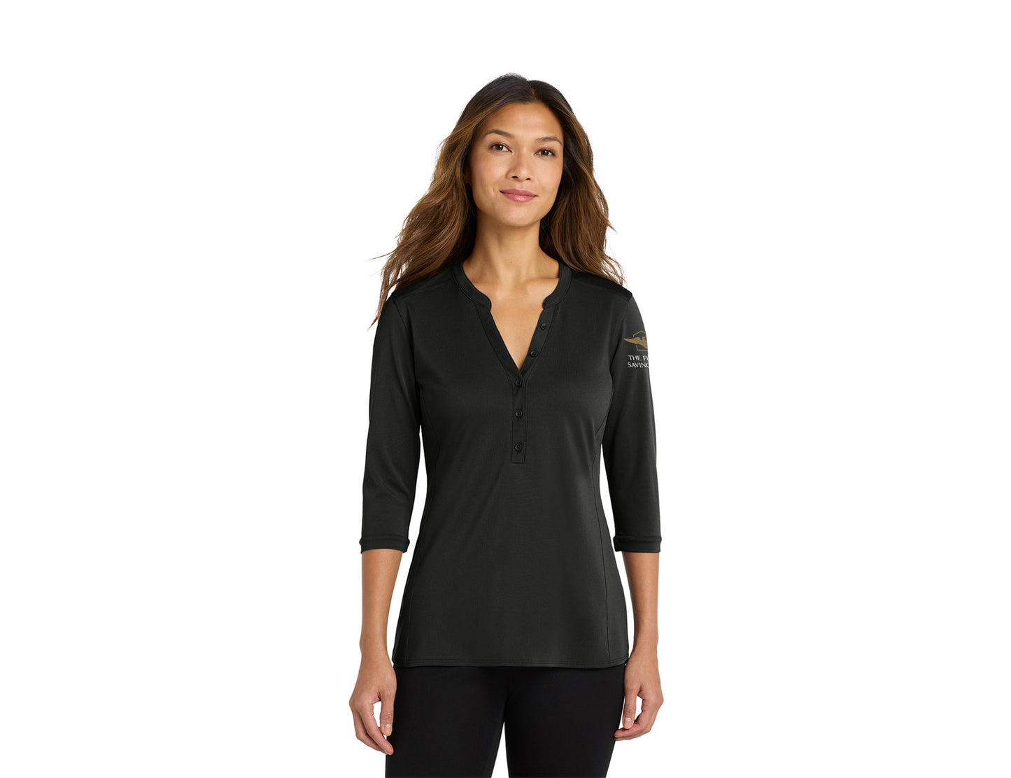 Port Authority Women's UV Choice Pique Henley