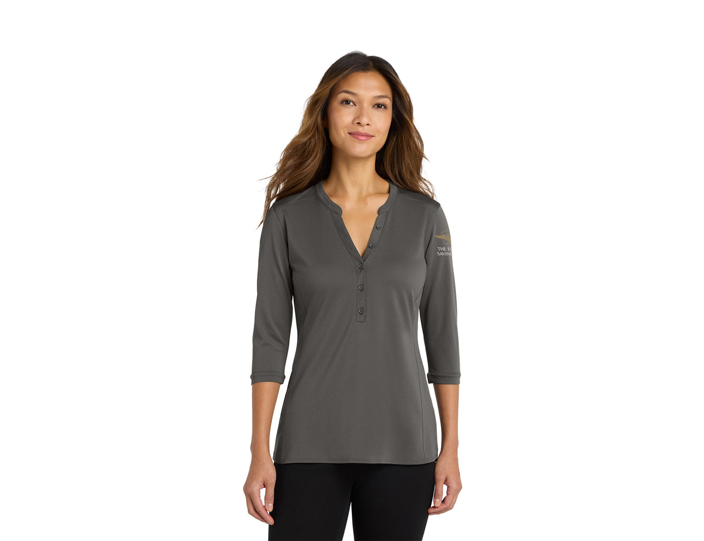 Port Authority Women's UV Choice Pique Henley