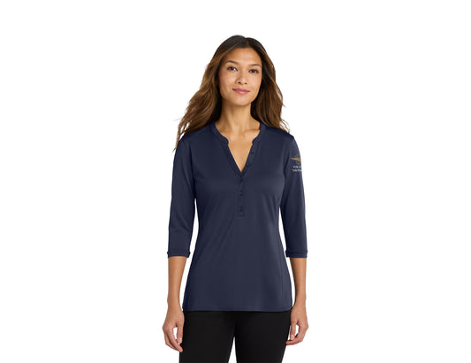Port Authority Women's UV Choice Pique Henley