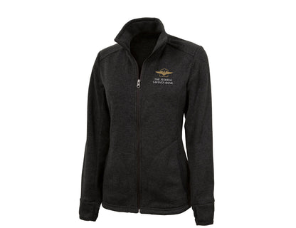 Women's Heathered Fleece Jacket