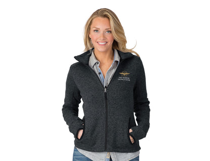 Women's Heathered Fleece Jacket