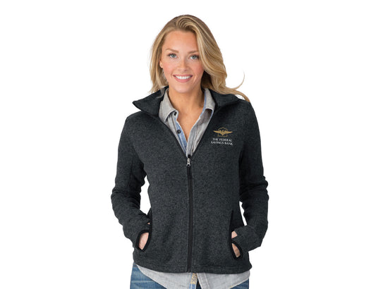 Women's Heathered Fleece Jacket