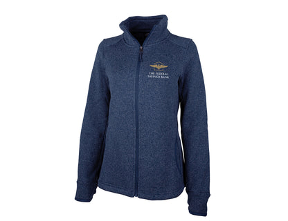 Women's Heathered Fleece Jacket