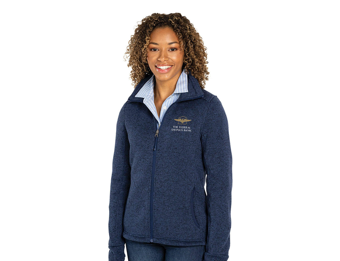 Women's Heathered Fleece Jacket