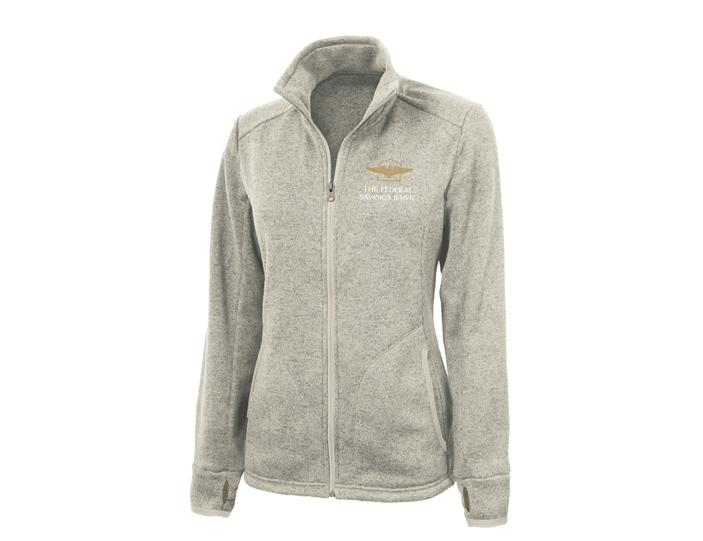 Women's Heathered Fleece Jacket