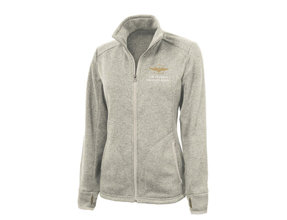 Women's Heathered Fleece Jacket